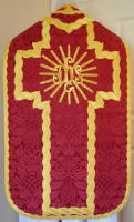 Red French Latin Vestment